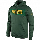 Men's Green Bay Packers Nike KO Speed Wordmark Performance Hoodie - Green,baseball caps,new era cap wholesale,wholesale hats